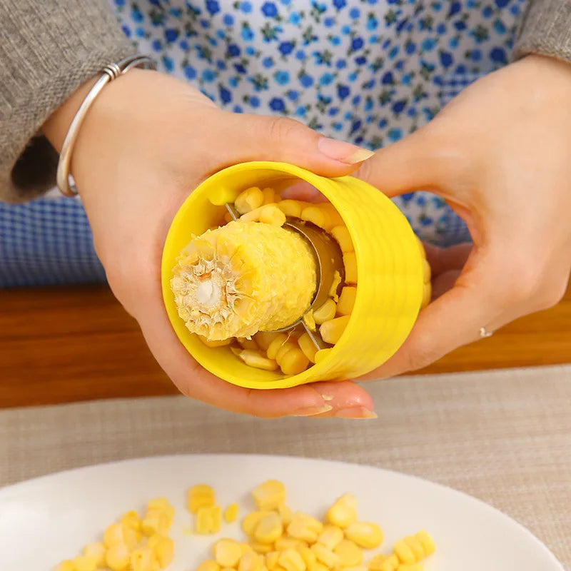 Effortless Corn Separator & Thresher - Versatile Vegetable Cutter & Sheller for Quick Meal Prep!